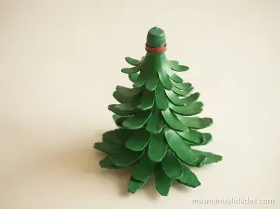 Arbol de Navidad Reciclado