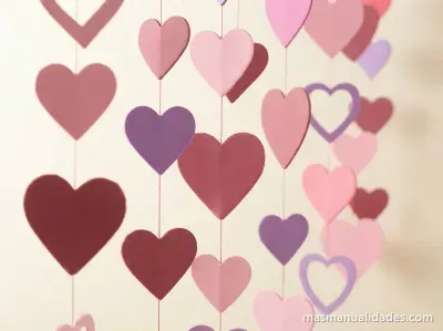 Corazones decorativos para el dia de los enamorados