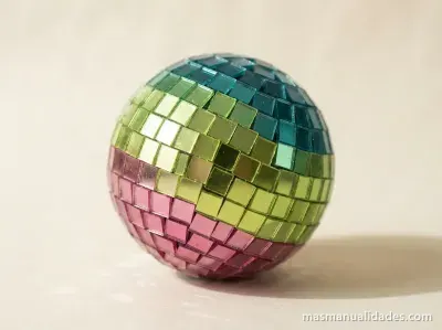 Bola de espejos retro