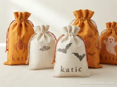 Bolsas para los dulces de halloween