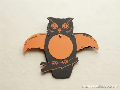 Buho invitacion para Halloween