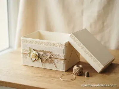 Cajas con encaje