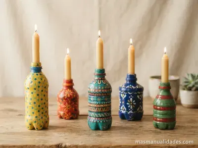 Candeleros Coloridos