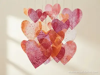 Colgantes con forma de corazón