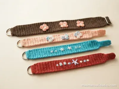 Collares de ganchillo para perros
