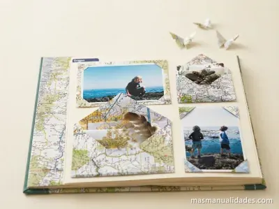 Decora tu Album de Fotos con Mapas