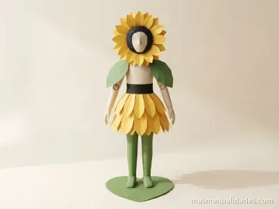 Disfraz Infantil de Girasol para Halloween
