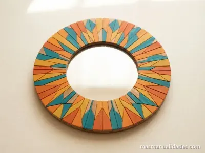 Espejo moderno en 5 pasos