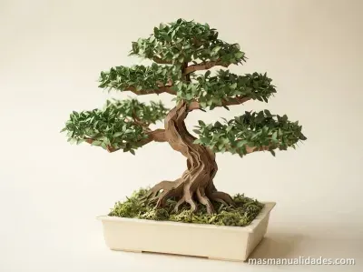 Fabricando un bonsai artificial