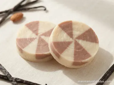 Jabón de vainilla y almendras ideal para regalar en el dia de la madre