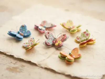 Mariposas de Goma