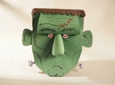 Mascara de Frankenstein para Halloween