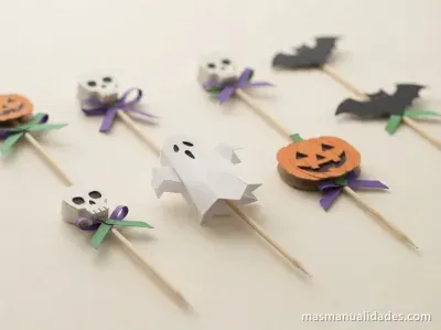 Pinchos y Palillos para la comida en Halloween