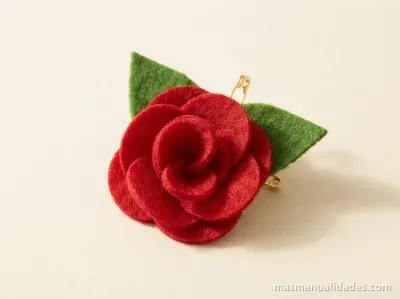Prendedor Rosa para el Dia de la Madre