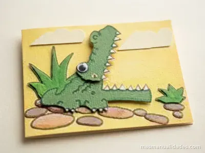 Tarjeta de felicitación con movimiento (Art Attack)