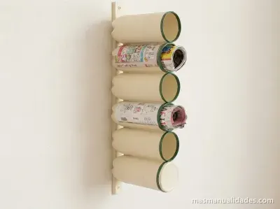 Un original revistero reciclado