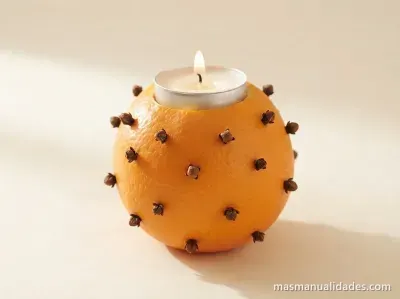 Vela aromática natural