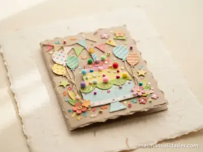 Tarjeta de cumpleaños para hacer con los chicos (Art Attack)